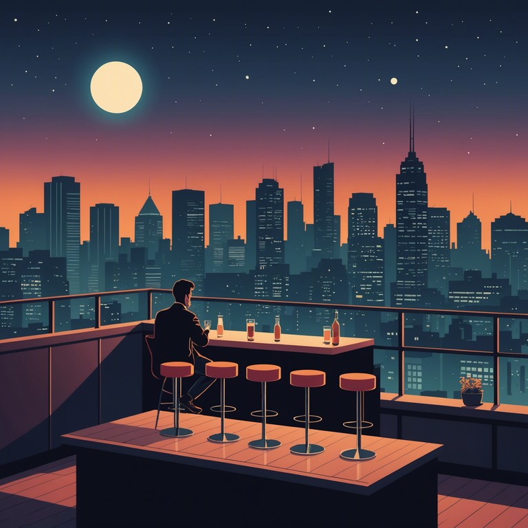 Imagine a serene yet provocative track blending the slow, steady rhythms of uk jack swing with luxurious textural layers, perfect for a late night cityscape backdrop. The melody, carried by a sultry saxophone, dances through the twinkling lights of a bustling downtown, encapsulating the essence of urban elegance and seductive charm.