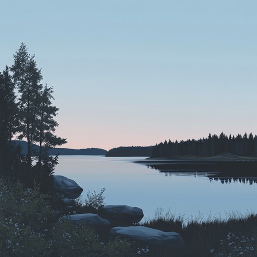 This tranquil instrumental suomipop piece captures the serene and endless twilight of finnish summer nights, featuring gentle acoustic guitar melodies and soft synths that create a dreamy and reflective soundscape. Inspired by the calm and quietude of finland's natural beauty, this track is perfect for relaxation and introspection.