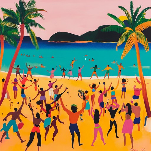 An energetic and uplifting instrumental track that combines vibrant steel drums with lively percussion, capturing the essence of a tropical island festival. Perfect for summer celebrations and beach parties with a touch of caribbean flair.