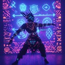 fusing future tech with tribal rhythms for a unique journey.