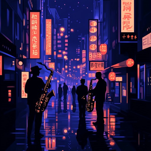 A sophisticated urban jazz piece that combines soulful rhythms with smooth, nighttime vibes. Features a soothing piano, groovy bass, and sultry saxophone lines, ideal for a nighttime city ambiance.