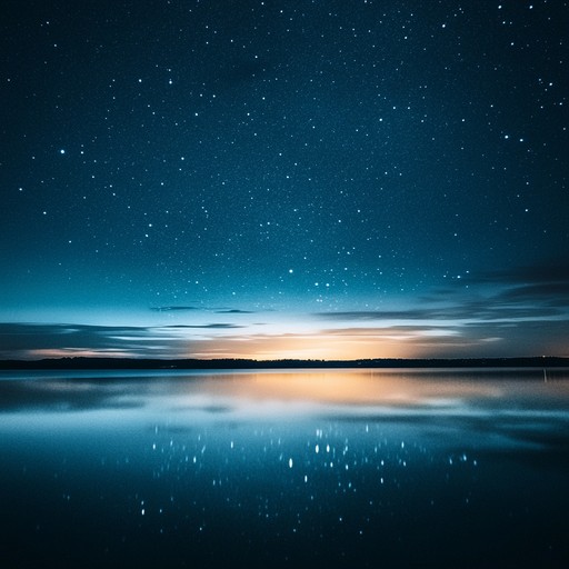 A delicate tapestry of soft, shimmering melodies that transport the listener to a serene, dreamlike state. The music flows like a gentle breeze under a starlit sky, blending light and airy textures with lush, reverb drenched tones, creating a sense of calm and tranquility, perfect for introspective moments and gentle relaxation