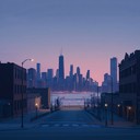 calm melodies blend with urban beats for serenity.