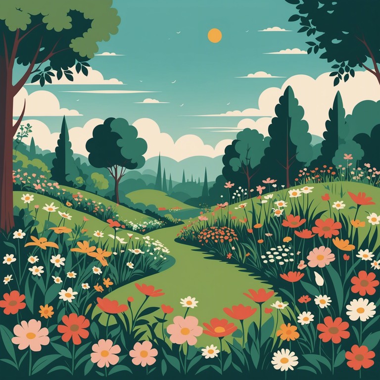 Combining the lighthearted elements of springtime with a neoclassical music base, this instrumental captures the essence of a gentle wind swaying through blooming gardens. Emphasizing simplicity and purity, the arrangement takes listeners on a relaxing auditory journey, ideal for contemplative moments or serene afternoons.