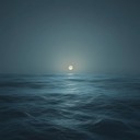 gentle waves echo deep thoughts contemplative night atmosphere