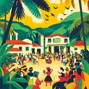 an upbeat instrumental celebrating rural brazil's lively music traditions