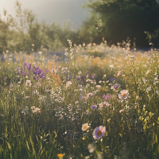 An evocative blend of tender guitar strums and lilting melodies invites listeners to a sun drenched meadow, creating a serene yet passionate ambiance. The instrumental track caresses the senses, merging the rustic warmth of folk with the subtle intensity of rock, ideal for a sensuous escape into nature's embrace.