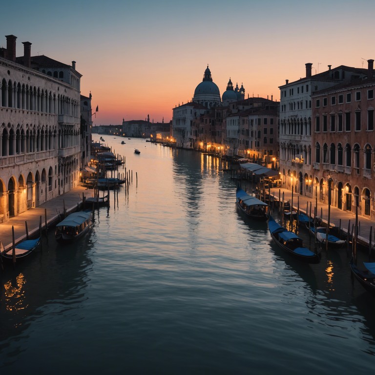 This track envisions a calm evening by venice’s grand canal, with the gentle strumming of a classical guitar capturing the essence of romance and historical awe that the city evokes. This musical piece serves as an acoustic love letter to venice’s enduring beauty and mystery.