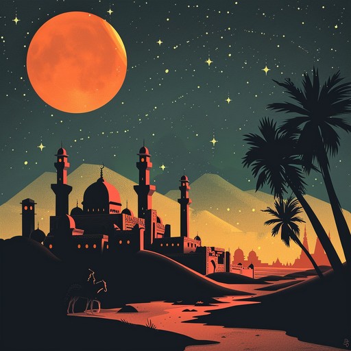 Embark on a mesmerizing adventure through the enchanting world of the arabian nights. This instrumental piece captures the essence of the middle eastern culture, with its hauntingly beautiful melodies and intricate rhythms. The music transports the listener to a land of magic carpets, genies, and ancient tales of love and betrayal.