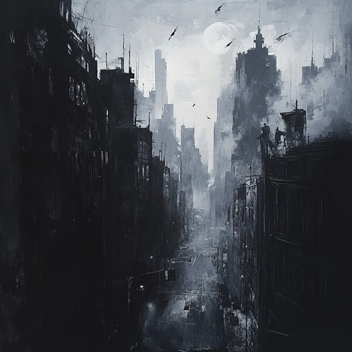 This brooding punk instrumental captures the unyielding hardships of urban living. It features raw electric guitar riffs, a powerful bass backbone, and relentless drumming that convey a sense of desperation and inner conflict. The track reflects the dark, monotonous, and gritty atmosphere of city life.