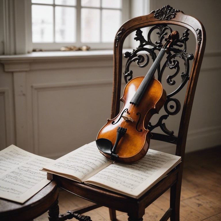 Amid the lush backdrop of a magnificent opera setting, a violin weaves stories of yesteryears, its strings pulling at the heart with sweet melancholy and passionate crescendos, bridging old world charm with modern depth