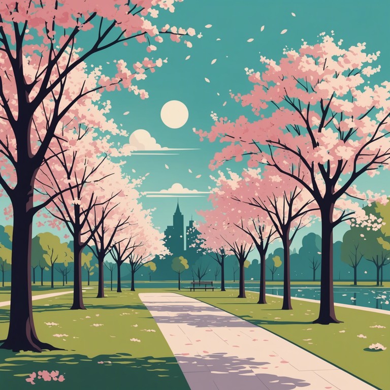 This instrumental track captures the fragile beauty of cherry blossoms in spring, evoking emotions of young love and longing in a picturesque anime setting. The composition combines delicate piano melodies with soft string orchestrations to create a deeply emotional and captivating soundscape ideal for romantic anime scenes.