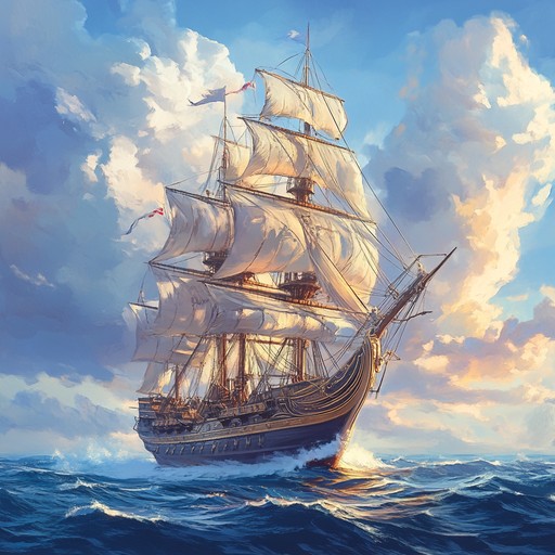 This track emulates the pride and energy of the russian navy, combining traditional maritime melodies with invigorating rhythms. It captures the robust spirit and history of russia's naval force, evoking images of grand ships and heroic sailors. A bold brass section leads amidst rhythmic drums and harmonious strings, creating an uplifting and powerful hymn.