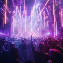 euphoric edm track filled with vibrant neon energy.