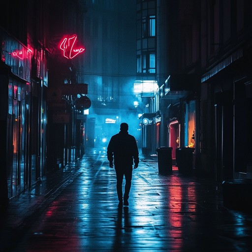 An instrumental phonk track that captures the feeling of wandering alone in the city at night, with deep basslines and haunting melodies echoing through deserted streets