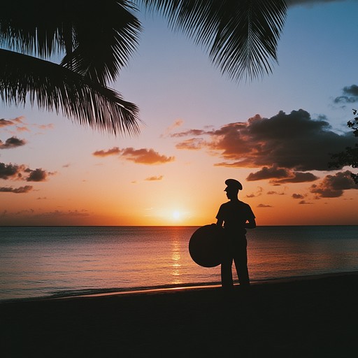 This track captures the serene beauty of a caribbean sunset, blending soft acoustic guitars with the melodic and percussive tones of the steelpan. It's designed to evoke the peacefulness and warmth of the islands, offering listeners a sonic escape to a beachside paradise.