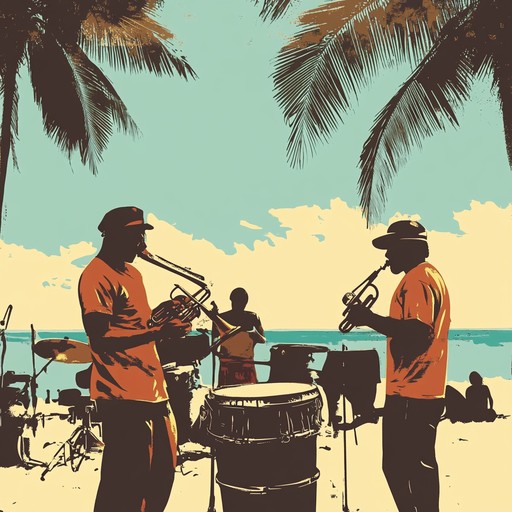 An energetic and joyful instrumental track blending traditional afro cuban rhythms with a modern flair. The lively congas and vibrant trumpets create a festive atmosphere, inviting listeners to dance and celebrate under the warm cuban sun. Relaxed guitars add a carefree touch, making it perfect for summer parties.