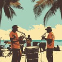 bright, sunny, rhythmic vibes with rich afro cuban traditions