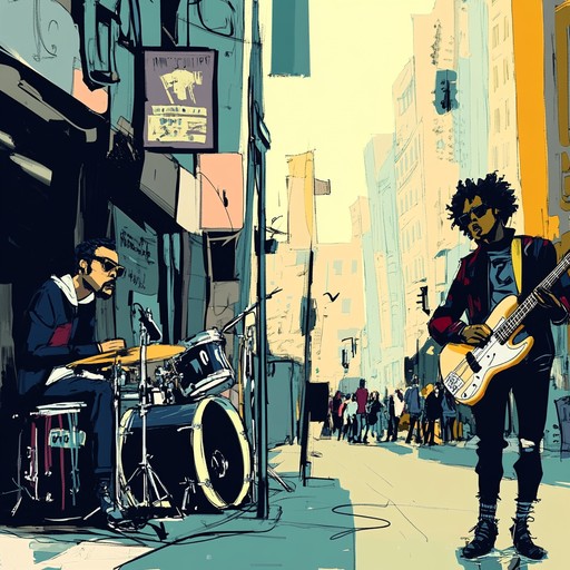 This track fuses the groovy elements of soul with the energetic spirit of punk and an added touch of whimsy, creating a unique, playful, and captivating tune.