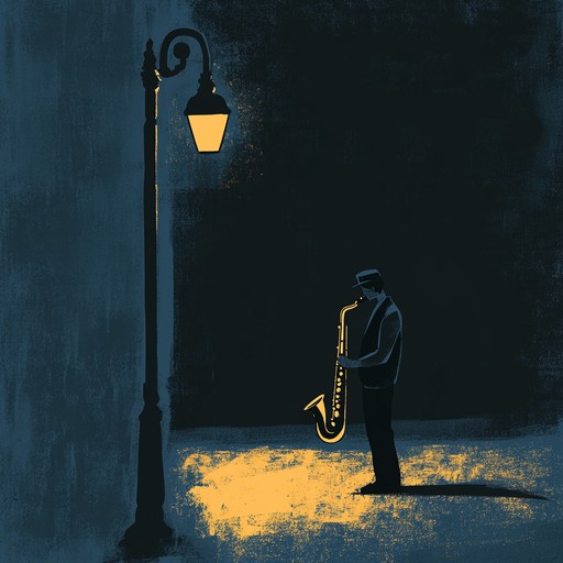 A deeply emotive instrumental swing piece that weaves gentle saxophone melodies with subdued rhythms, painting a soundscape of late night contemplation and whispered memories on silent streets.