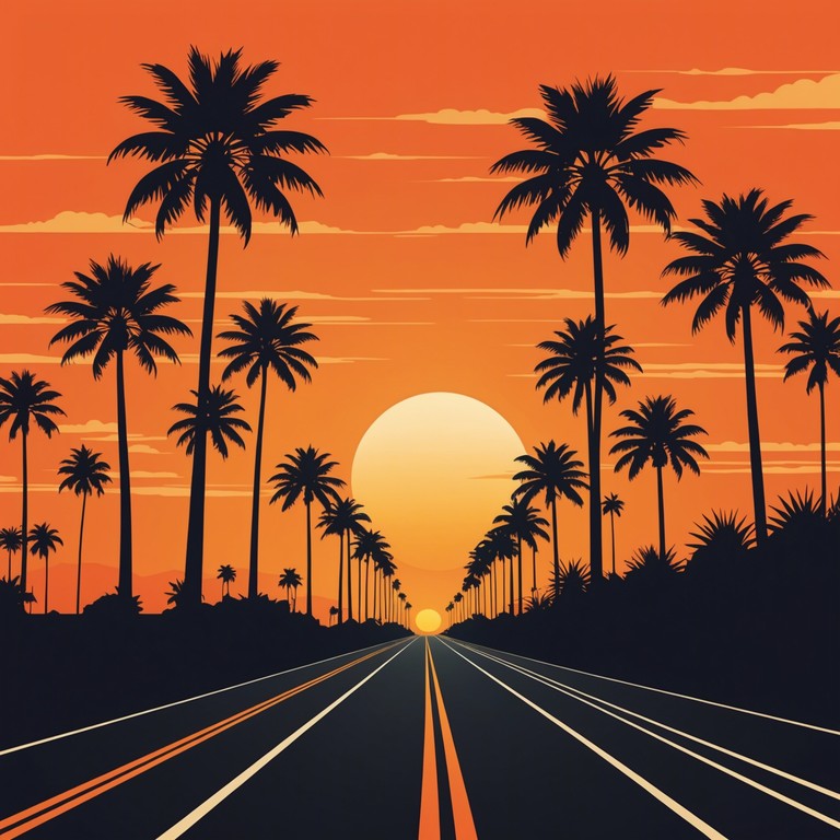 Imagine cruising down the boulevard as the sun sets, your car's cassette player blasting energetic, jubilant 80s synth melodies that embody freedom and whimsy. This track is defined by vibrant synthesizer sounds, combined with nostalgic 80s drum machines that create a dynamic, rhythmic experience bursting with joy and nostalgia.