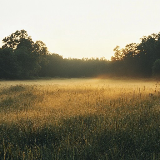 Imagine a soundscape that blends the softest dhol beats with the ambient sounds of a meadow at dawn. The composition invites the listener to experience the calmness of the morning dew, the quiet of the sprawling fields, and the subtle stir of the wind—an auditory embrace of the earth’s peaceful moments.