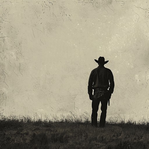 A wandering cowboy reflects on his life of solitude and heartbreak as he rides through the vast, empty prairie at sunset. The haunting melody of a solo acoustic guitar echoes his deep longing and regret, painting a vivid picture of a man forever searching for a place to call home.