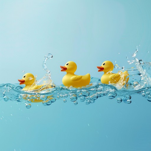 This lively instrumental captures the playful spirit of a parade led by whimsical rubber ducks, featuring a trumpet driven melody and lighthearted percussion. The buoyant composition bursts with energy and joy, making it ideal for children’s media, comedies, and charming celebrations.