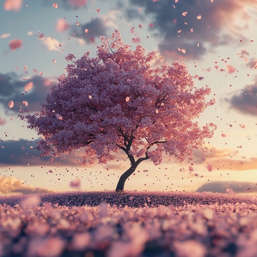 This instrumental song draws inspiration from the quiet beauty of sakura petals drifting in the wind. It evokes a sense of nostalgia and unfulfilled longing, transporting listeners to poignant moments of reflection and bittersweet memories. The gentle piano melodies blend delicately with a soft violin to create an atmosphere rich with emotion and sensitivity.