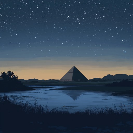 A mesmerizing collection of sounds that blends traditional ancient egyptian motifs with modern ambient textures, aiming to transport listeners back to the majesty of early civilizations through soothing melodic structures and rich atmospheric layers.