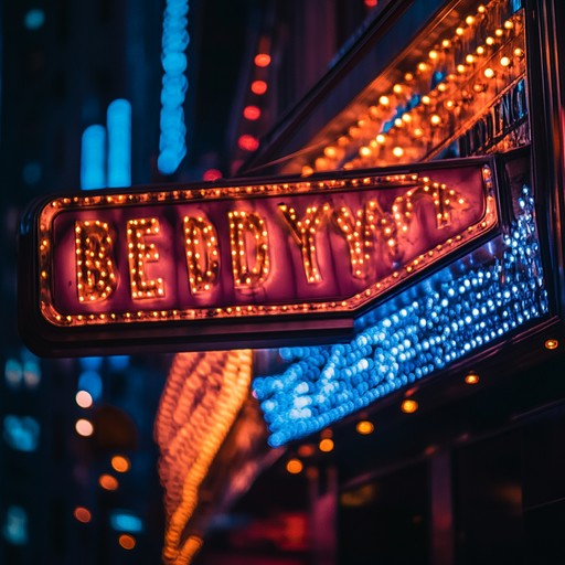 Immerse yourself in a radiant tune that encapsulates the dazzling lights and nostalgic allure of broadway. This instrumental piece features elegant orchestration that weaves a sophisticated tapestry, inviting you into the world of timeless theatre.