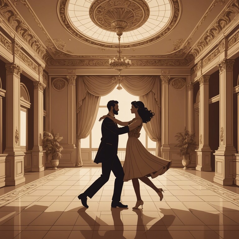 A serene composition where each note is a step back in time to an era of ballroom dances under starlit skies, featuring slow, soft piano waltzes that encourage listeners to sway gently in the moonlight, reminiscing about love and elegance of the past.