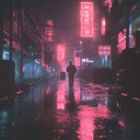 surreal urban dreamscape with moody and rhythmic undertones