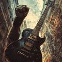 a triumphant mix of heavy guitar and urban beats