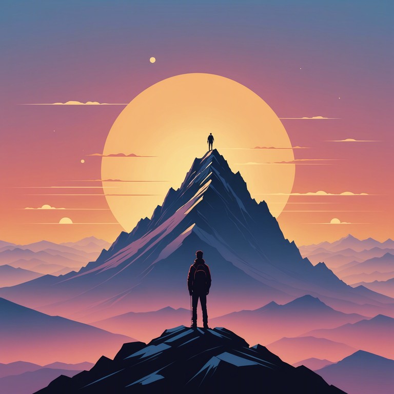 This track features a seamless fusion of invigorating rock dynamics with soothing, earthy folk tones. Ideal for portraying scenes of nature and personal journey, the song encapsulates a feeling of standing atop windy mountains, looking out over a scenic landscape, infused with a sense of accomplishment and tranquility.