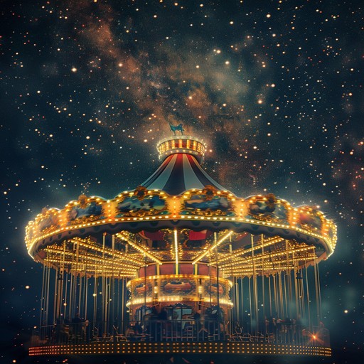 This instrumental jingle takes you on a surreal ride through a whimsical, psychedelic carousel, where vibrant melodies intertwine with dreamy harmonies. The trippy soundscape is filled with soft, twinkling synths and airy rhythms, creating an ethereal experience