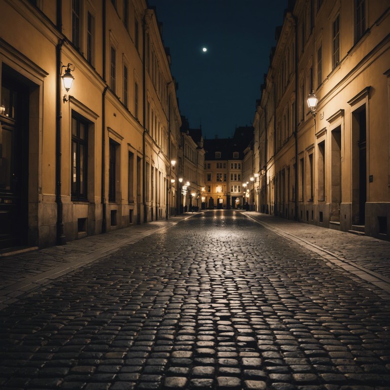 A nostalgic journey through the quiet, moonlit streets of vienna, capturing the elegance and serenity of a midnight waltz played by an expressive piano. The piece combines traditional european charm with a modern, introspective touch, reflecting both the historic significance and timeless beauty of vienna's nightscape.