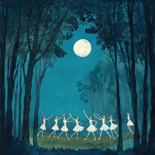 An energetic instrumental folk tune that embodies the joy of dancing under the moonlit sky in a forest glade, featuring lively melodies and rhythms inspired by celtic traditions, conveying a feeling of unbridled happiness and connection with nature