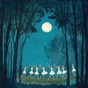 an ecstatic folk melody celebrating nature's joy under moonlight