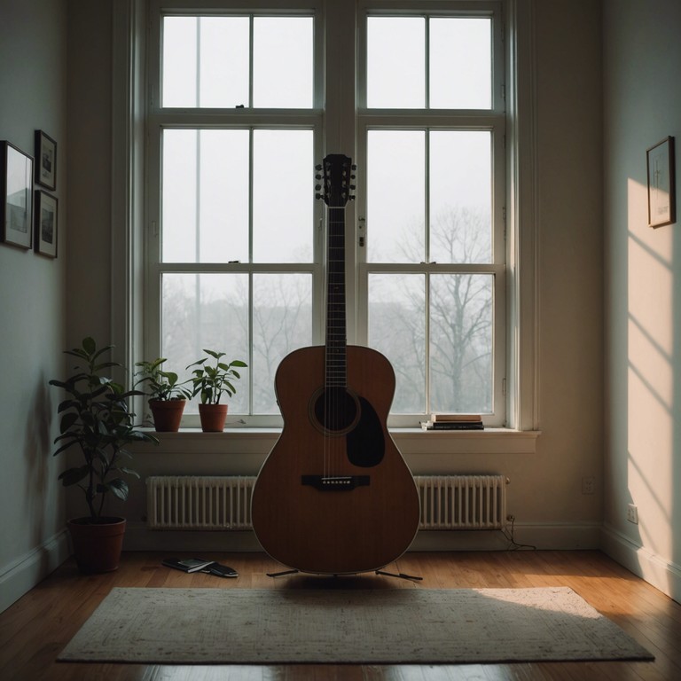 The track is structured to provide a soothing escape, allowing the soft strumming of the acoustic guitar to guide the listener towards a state of peace and deep reflection. Perfect for a tranquil afternoon or a slow evening unwind.