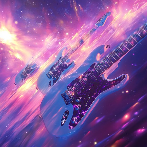 An immersive auditory experience that takes you through a journey of introspection and space exploration, blending the electric guitar's raw energy with ambient synths. The track evolves with layers of sound that create a dreamy, cosmic atmosphere, perfect for moments of deep thought and spiritual connection.