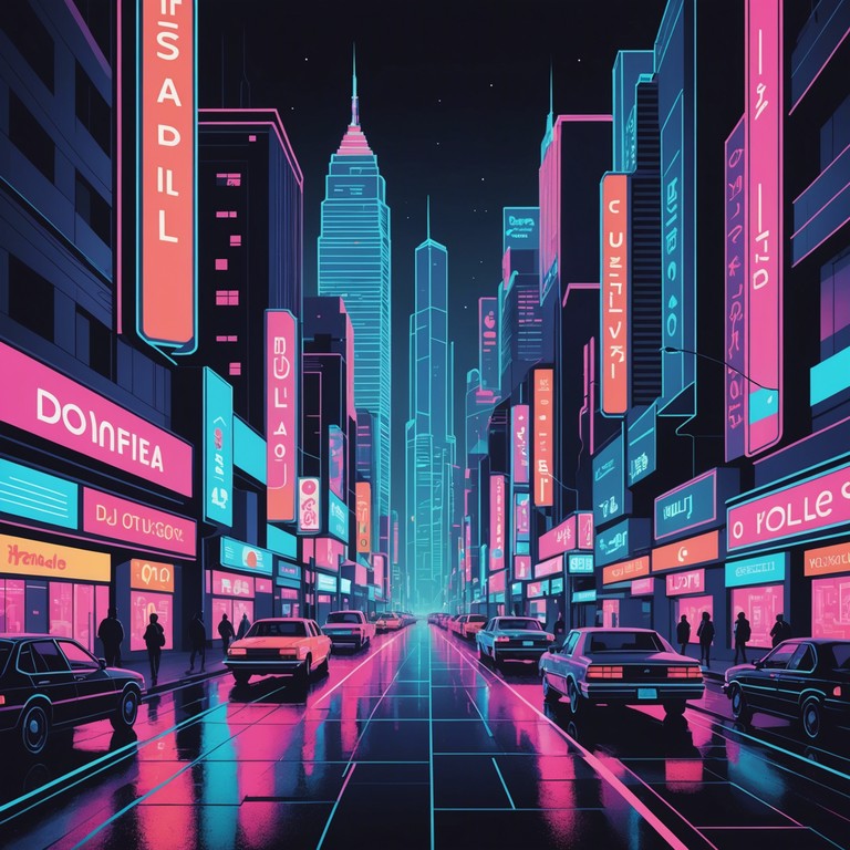 Set in a neon lit cityscape, this track mixes cyberpunk's dark, futuristic sound with lively funk grooves. It's an energetic fusion that feels like a high speed chase through a retro futuristic city, where old school dance meets modern electronic mayhem.