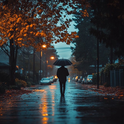 This instrumental piece weaves haunting cello melodies with brooding undertones, capturing the bittersweet emotions of a romance that faded away with the autumn leaves. The music evokes imagery of rainy streets and solitary walks, expressing profound loss and nostalgia.