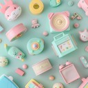 cute and nostalgic melodies using toy instruments