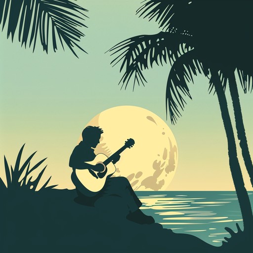 Bask in the calming embrace of contemporary bossa nova, where the gentle strumming of the guitar intertwines with delicate percussive accents. This track captures the serene tranquility of a moonlit tropical beach, ideal for moments of reflection and relaxation.