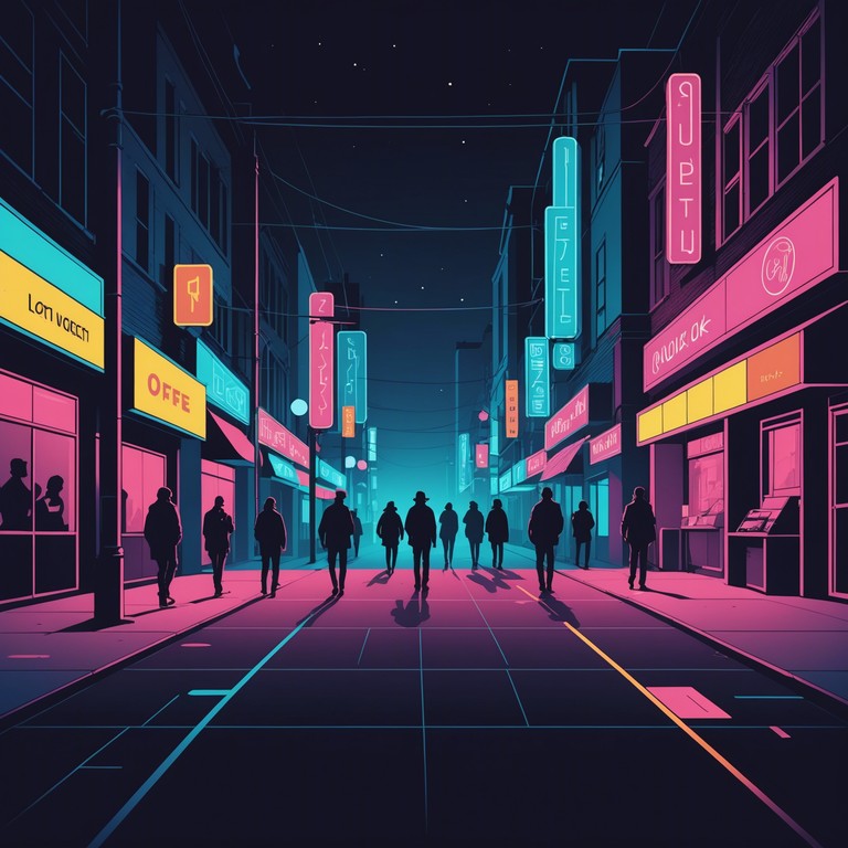 This track brings the sensation of exploring vibrant cityscapes at night, blending nostalgic trip hop beats with modern sounds to capture the essence of urban exploration. The lively atmosphere is crafted by a seamless mix of soothing saxophone melodies layered over classic trip hop rhythms, creating an engaging and dynamic listening experience.