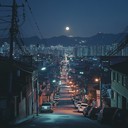 an instrumental k pop song capturing seoul's tranquil midnight aura