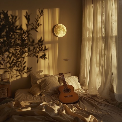 Experience a serene nighttime atmosphere with delicate melodies and ambient tones. This dreamlike journey, illuminated by moonlight, invites deep reflection and tranquility, offering a perfect backdrop for relaxation