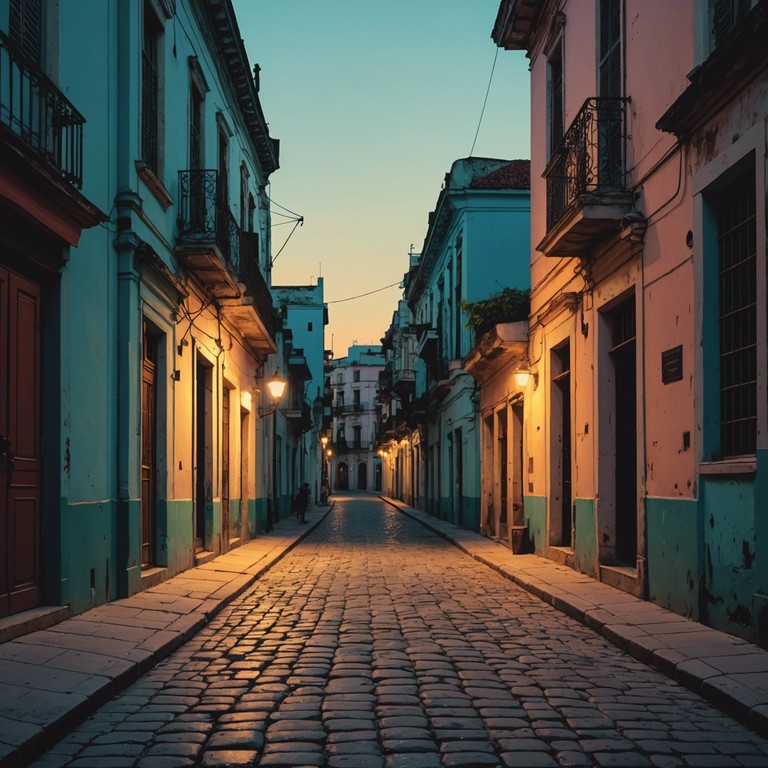 This track infuses afro cuban musical styles with a deep introspective quality, exploring the nuanced interplay between rhythm and solitude. Delicate yet profound, the song uses traditional instruments to evoke a journey through havana’s shadowy lanes, reflecting the soul's inner dialogues and subdued emotions.