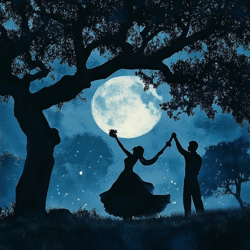 A deeply enchanting track that transports listeners to a starlit night under an ancient oak tree. The gentle strumming of an acoustic guitar is intertwined with soft, shimmering harp notes, creating a melody that feels both timeless and otherworldly. Soft whispers of wind chimes add a delicate layer of mystery and magic, while a soothing violin weaves in to heighten the romantic atmosphere. The sound balances between dreamlike and tender, perfect for a moonlit dance or a quiet evening of reflection.